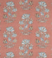 Lily Flower Fabric - Orange 
