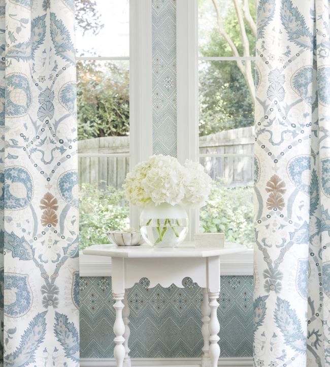 Lewis Room Fabric - Silver