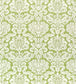 Trelawny Damask Fabric - Green 