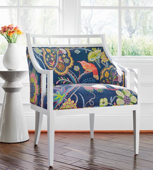 Windsor Room Fabric - Blue