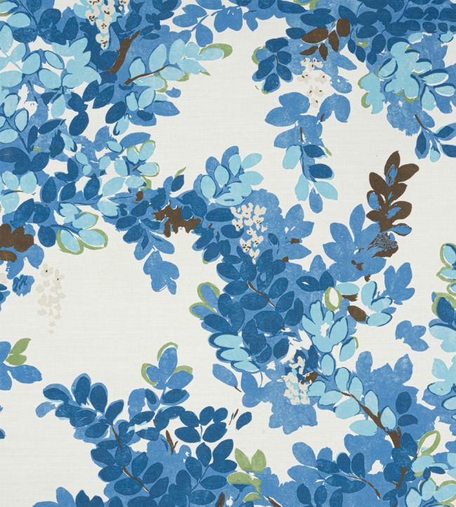 Botanical Fabric - Blue