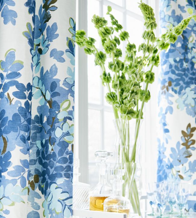 Botanical Room Fabric 2 - Blue