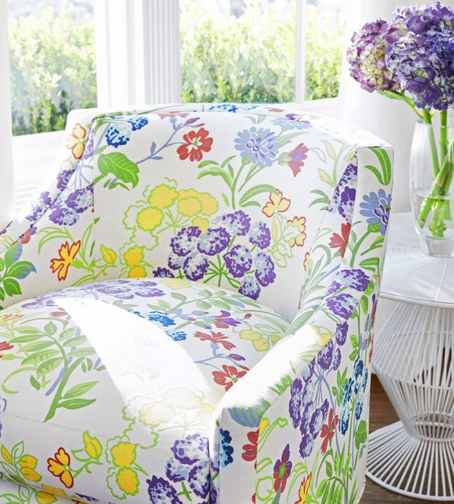 Spring Garden Room Fabric - Purple