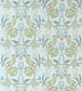 Peacock Garden Fabric - Teal