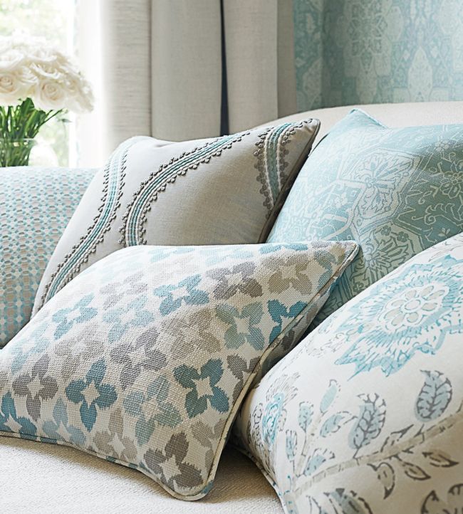 Tarragon Room Fabric 2 - Teal