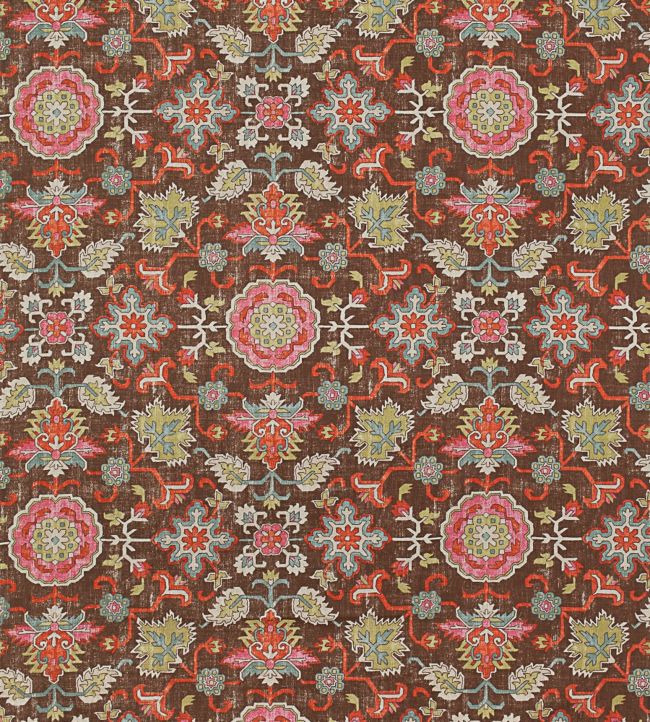 Mahal Fabric - Brown 