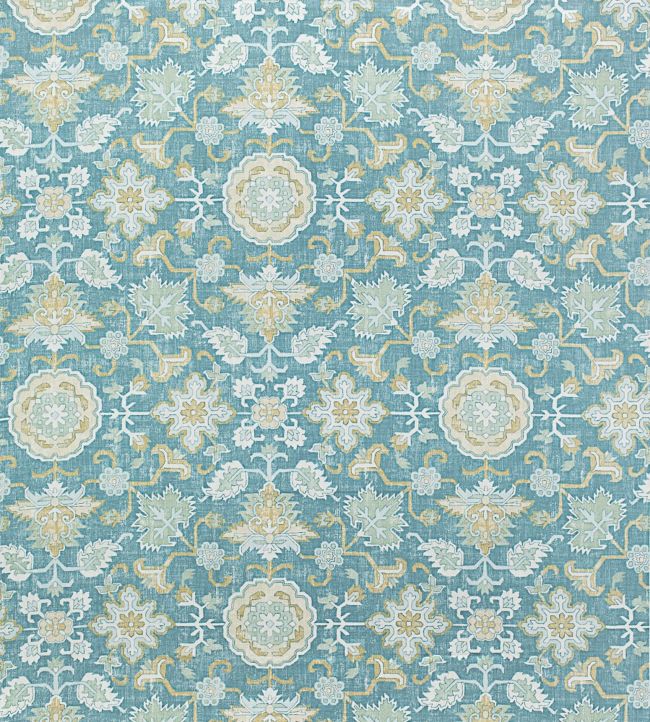 Mahal Fabric - Teal 