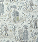 Royale Toile Fabric - Gray 