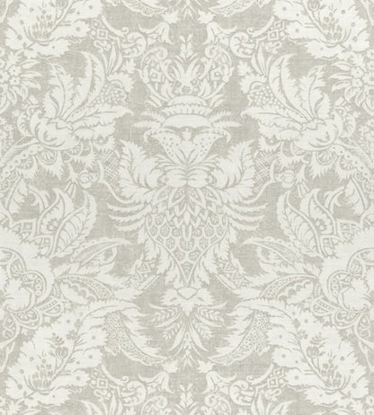 Chardonnet Damask Fabric - Gray