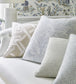 Chardonnet Damask Room Fabric - Gray