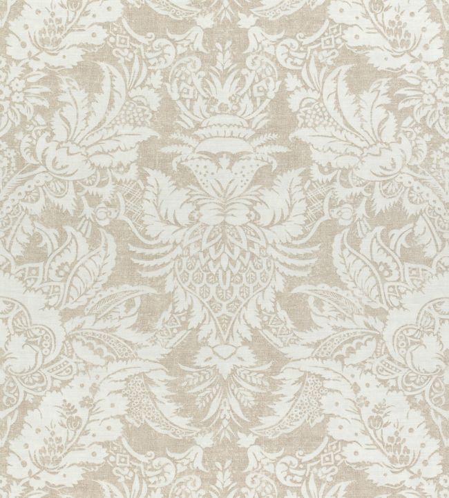 Chardonnet Damask Fabric - Purple 