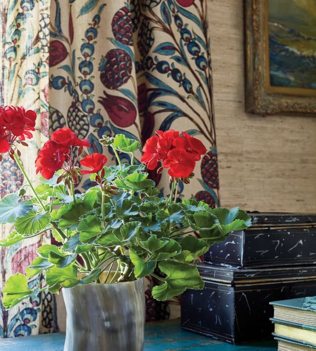 Corneila Room Fabric 2 - Red