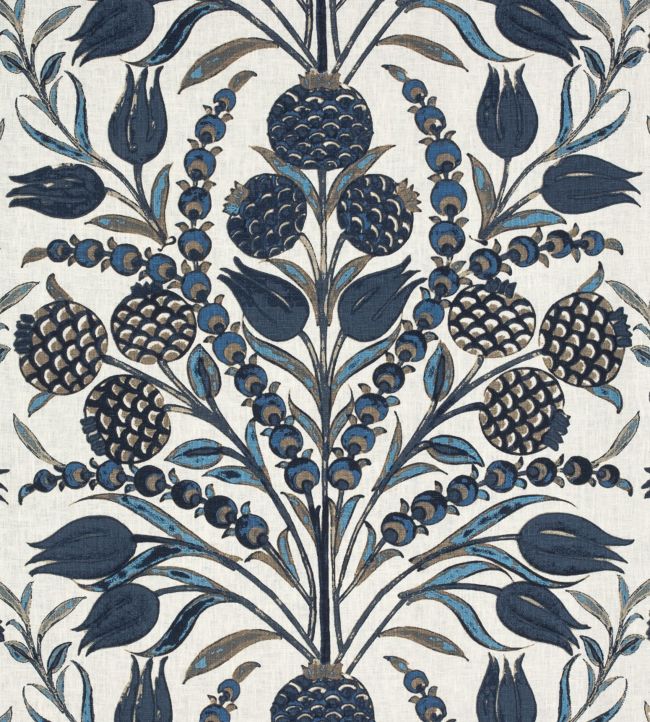 Corneila Fabric - Blue 