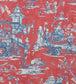 Cheng Toile Fabric - Red 