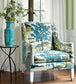 Daintree Room Fabric - Blue