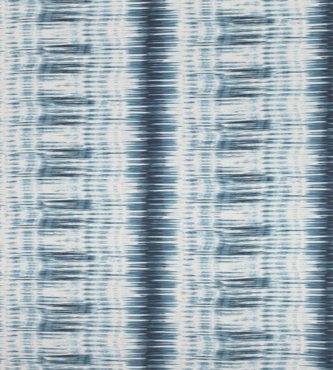 Ikat Stripe Fabric - Teal 