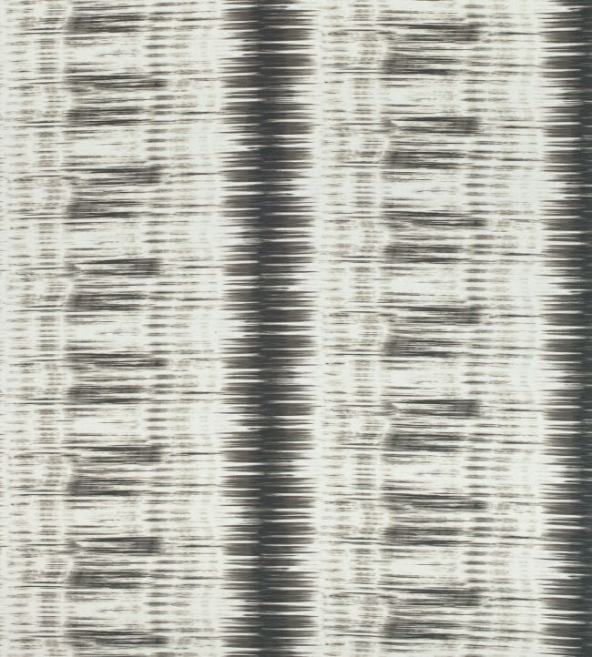 Ikat Stripe Fabric - Black