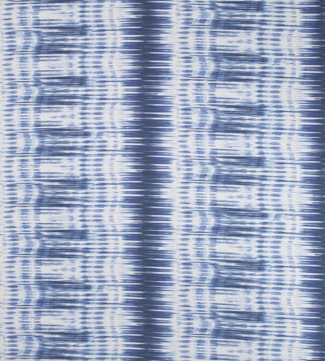 Ikat Stripe Fabric - Blue