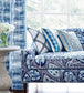 Cochin Room Fabric - Blue