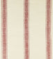 Angus Stripe Fabric - Red