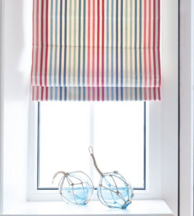 Ascot Stripe Room Fabric - Multicolor
