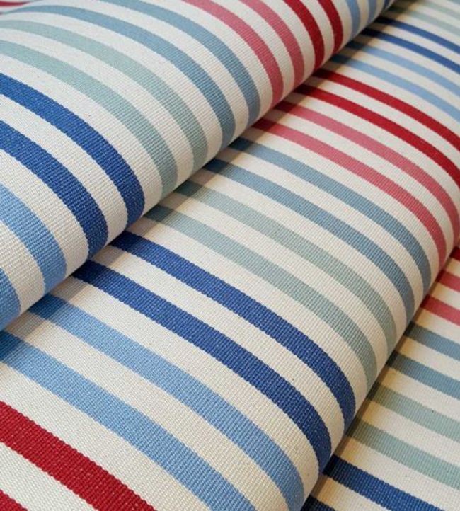 Ascot Stripe Room Fabric 3 - Multicolor
