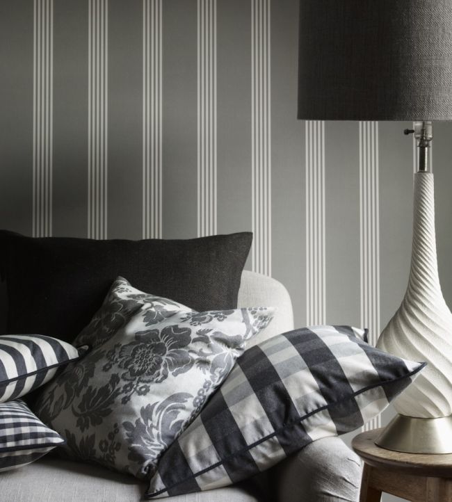 Atlantic Union Room Fabric - Black