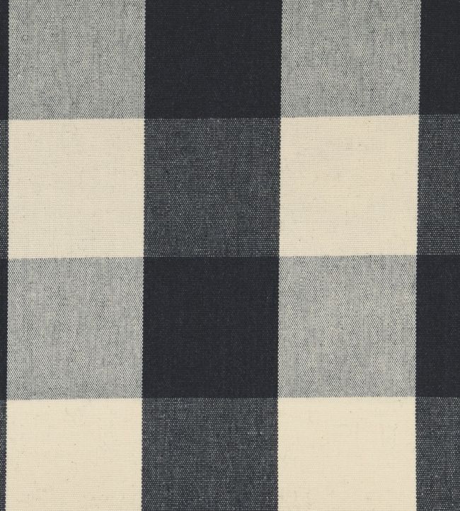 Avon Check Fabric - Black 