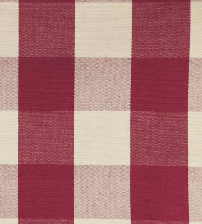 Avon Check Fabric - Red 