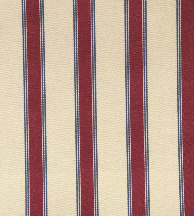 Blazer Stripe Fabric - Red 