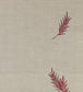 Embroidered Union Fern Fabric - Pink 