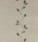 Embroidered Union Leaf Fabric - Green