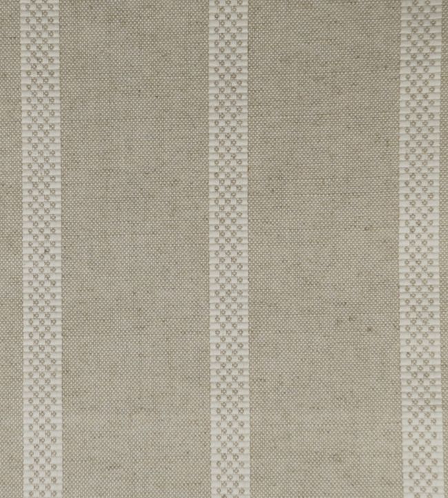 Hopsack Stripe Fabric - Gray