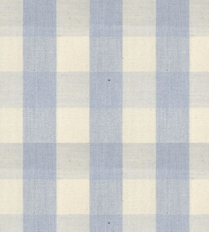 Suffolk Check Large Fabric - Blue