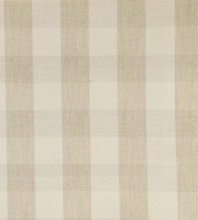 Suffolk Check Large Fabric - Cream 
