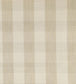 Suffolk Check Large Fabric - Cream 