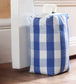 Suffolk Check Large Room Fabric - Blue