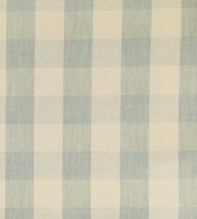 Suffolk Check Large Fabric - Teal 
