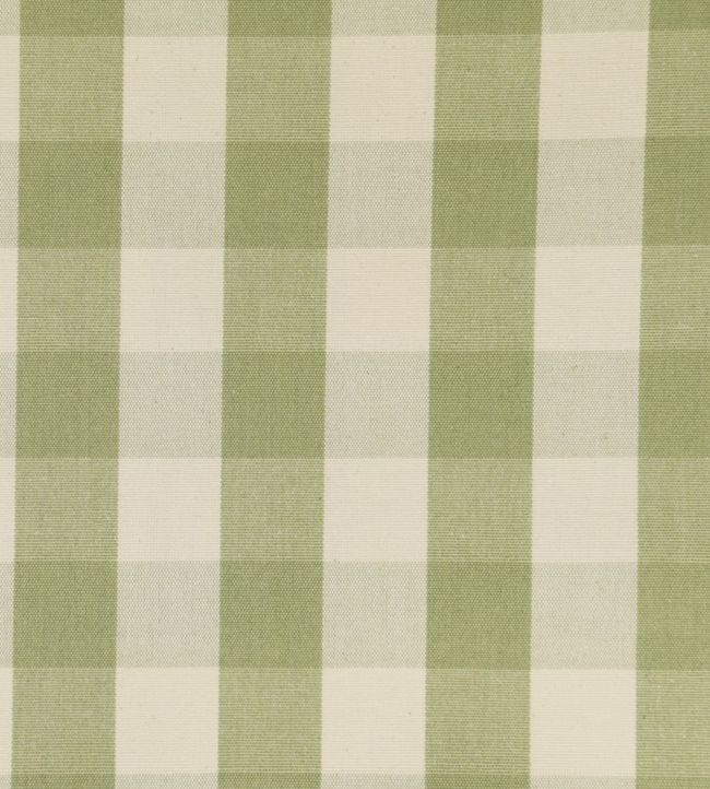 Suffolk Check Large Fabric - Green
