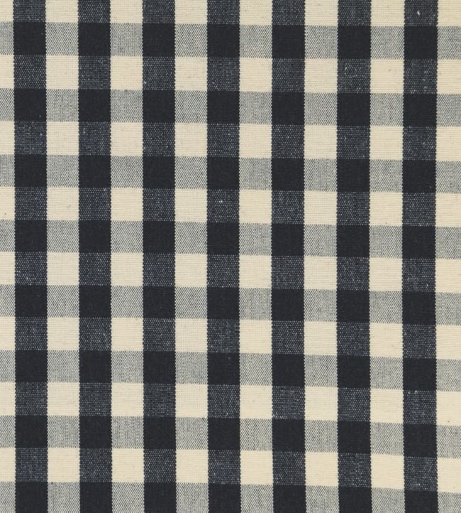 Suffolk Check Small Fabric - Black 