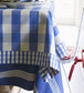 Suffolk Check Small Room Fabric - Blue