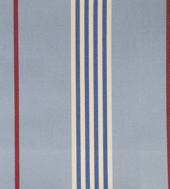 Worthing Stripe Fabric - Blue