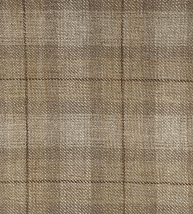 Kintyre Check Fabric - Cream