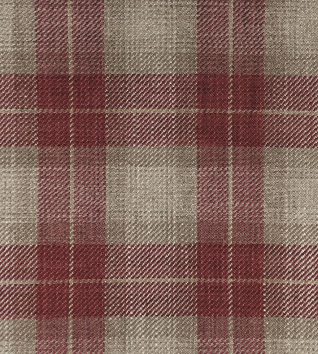 Kintyre Check Fabric - Pink 