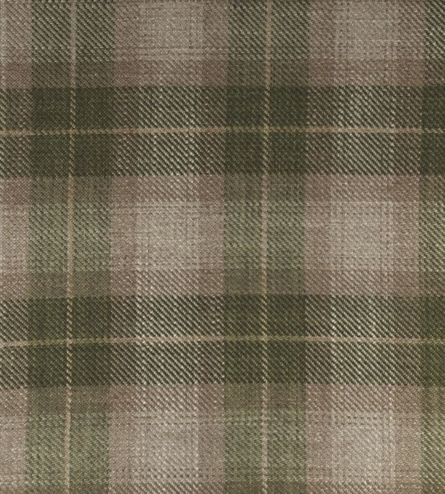 Kintyre Check Fabric - Green 