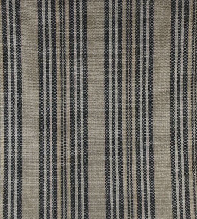 Jura Stripe Fabric - Black