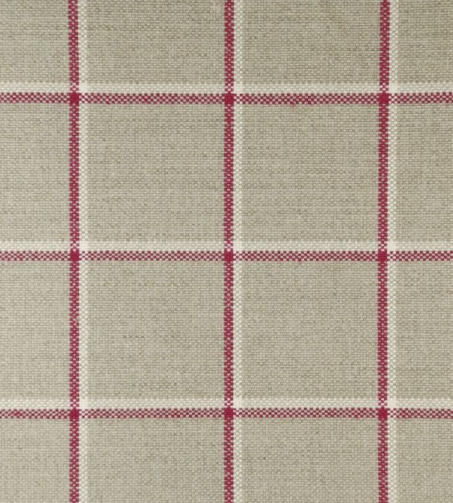 Skye Check Fabric - Gray