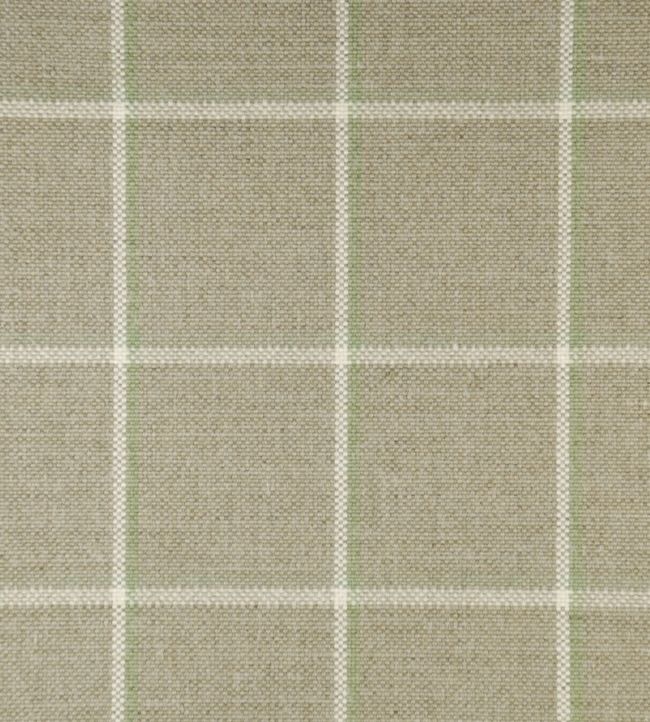 Skye Check Fabric - Green
