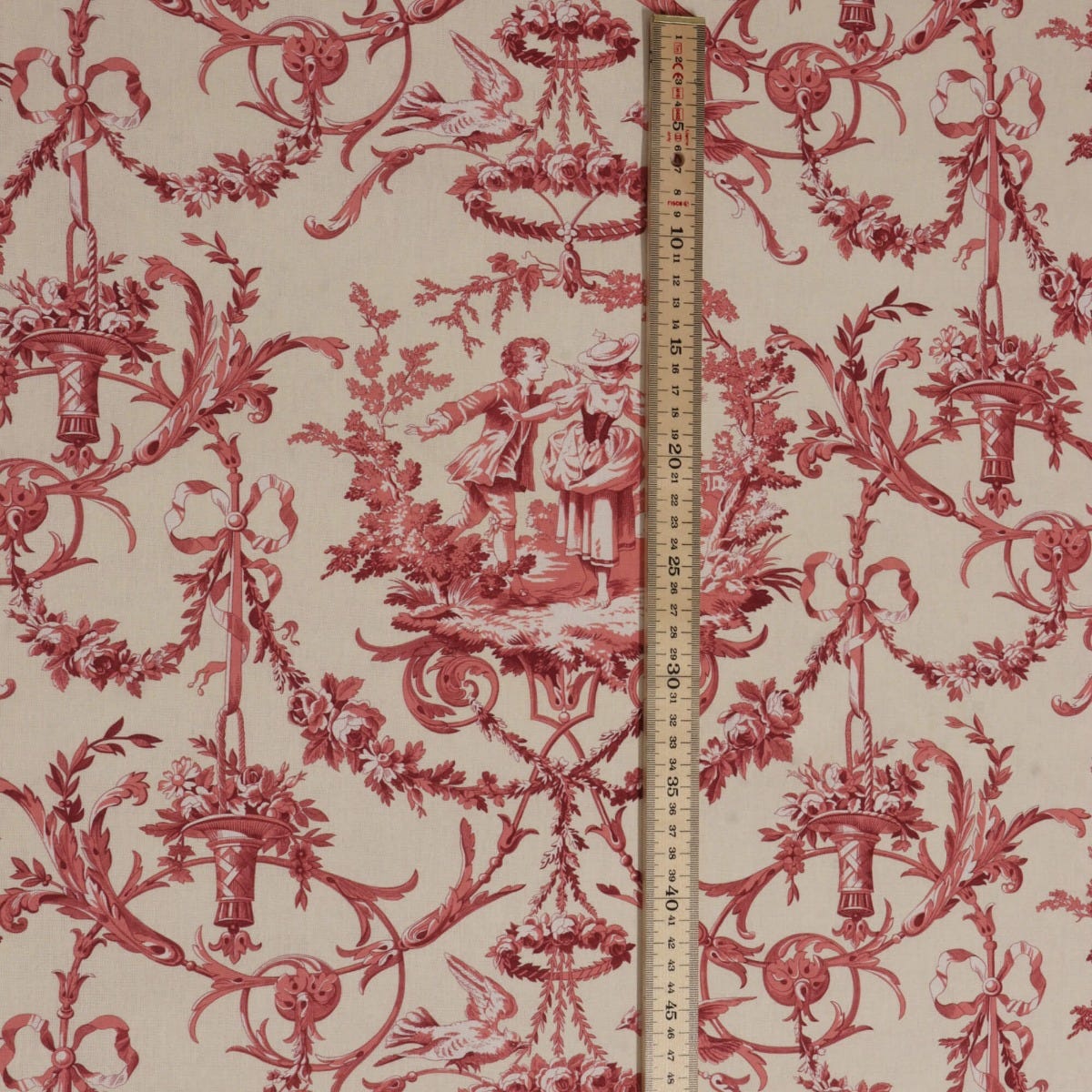 Double Width Fragonard Toile Fabric – Lionheart Wallpaper