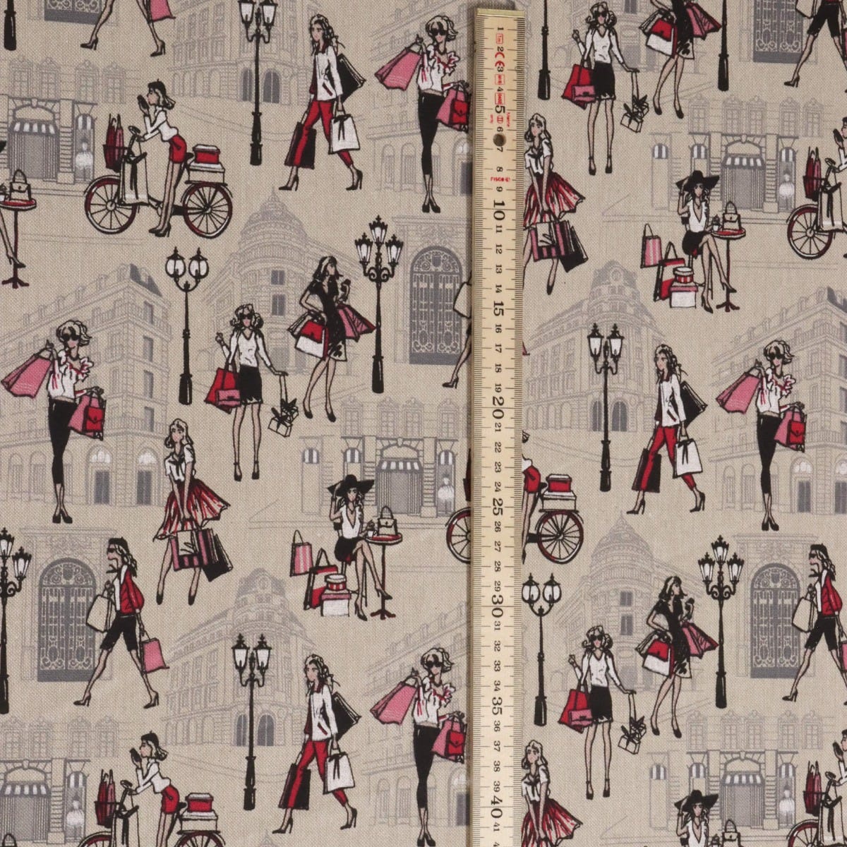 Parisienne Girls Fabric - Multicolor